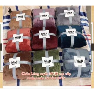 Chăn lông tuyết MUJI cao cấp nhập khẩu Nhật Bản siêu mềm min ( size 2m x 2m3 ....
