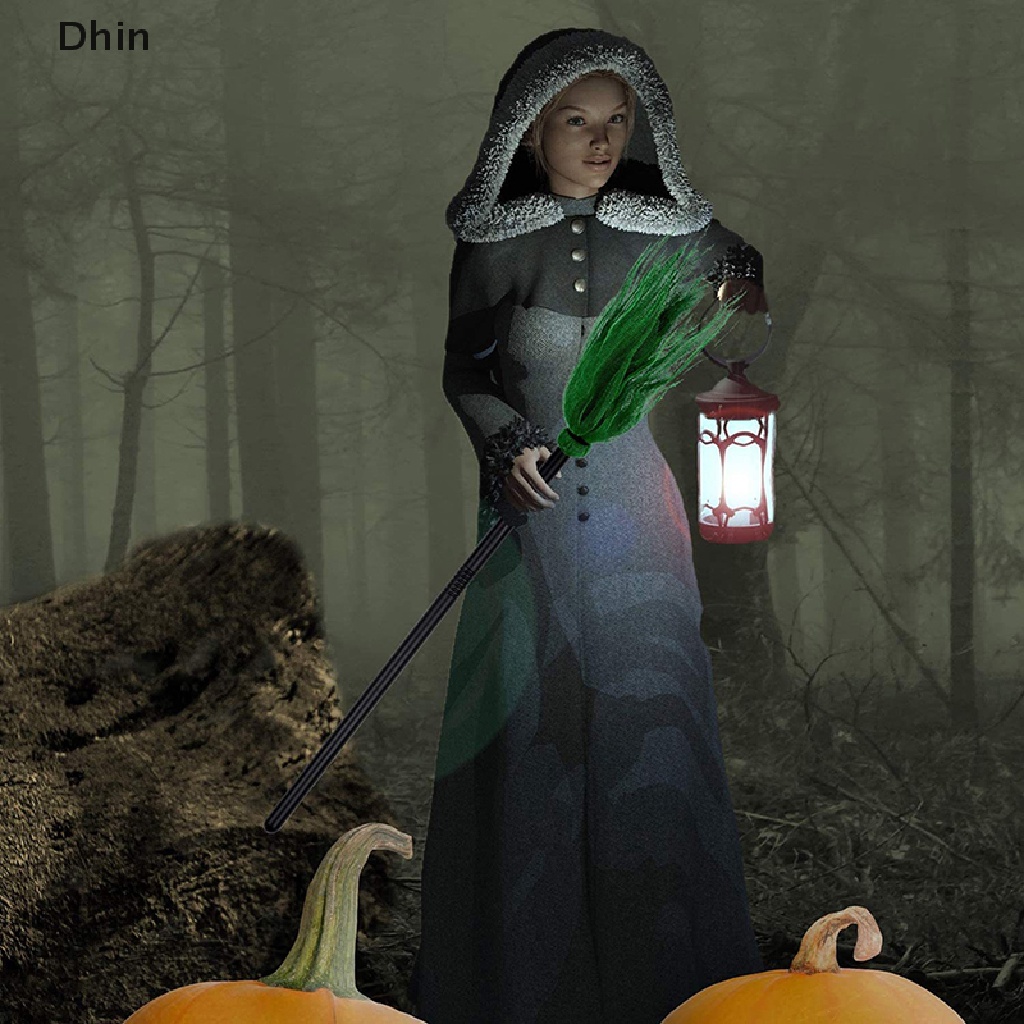 Chổi Phù Thủy Bay Bằng Nhựa Hóa Trang Halloween Cho Bé