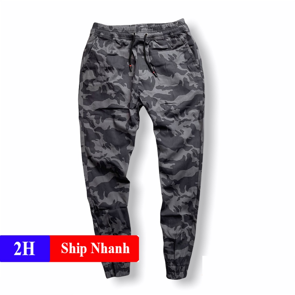 Quần jogger nam rằn ri lính phong cách đường phố