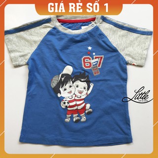 Áo Thun Bé Trai 100% Cotton - Áo Bé Trai Cộc Tay - Thấm Hút Mồ Hôi DLH057 0.5-5 Tuổi