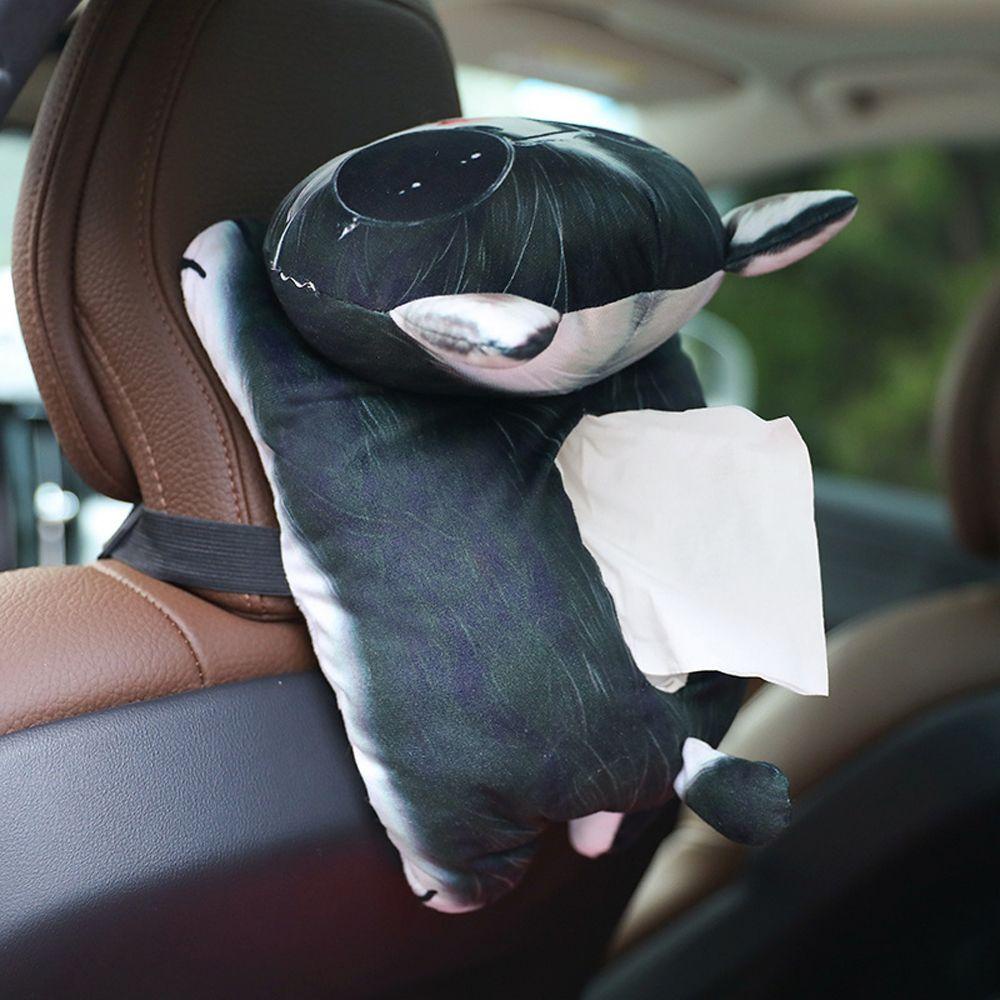 Hộp Đựng Khăn Giấy Hình Động Vật Dễ Thương Treo Trang Trí Nội Thất Xe Hơi Giá Đỡ