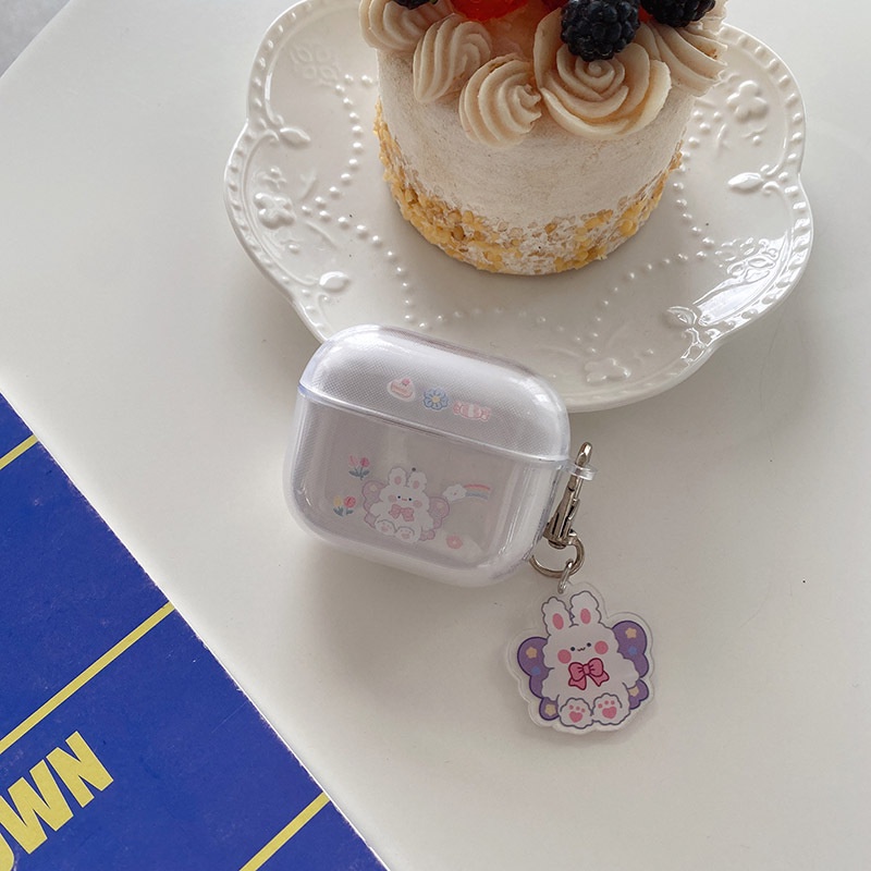 Vỏ Bảo Vệ Hộp Sạc Tai Nghe Airpods 1 / 2 / Pro / 3 Họa Tiết Hoạt Hình Dễ Thương Độc Đáo