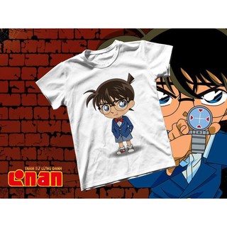 Áo thun Cotton Unisex - Anime - Conan - Conan chibi