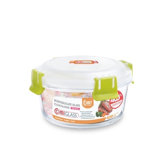 Hộp đựng thực phẩm thuỷ tinh 420ml Comet CH1856 (hộp tròn)