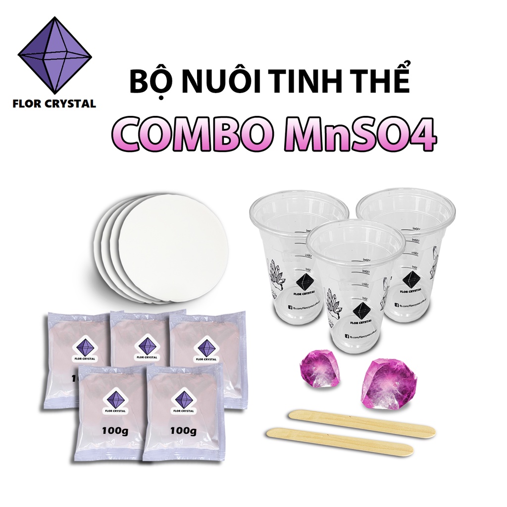 Bộ nuôi tinh thể Combo MnSO4