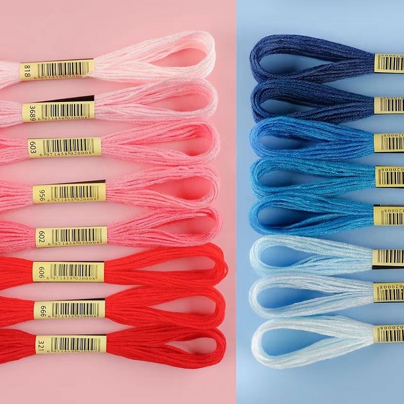 Bộ Tranh Thêu Chữ Thập 8 Màu 8M Tự Làm