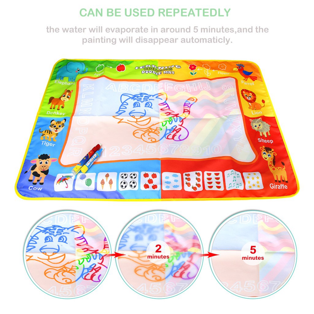 Coolplay Thảm vẽ bút nước ma thuật tự xóa độc đáo cho bé