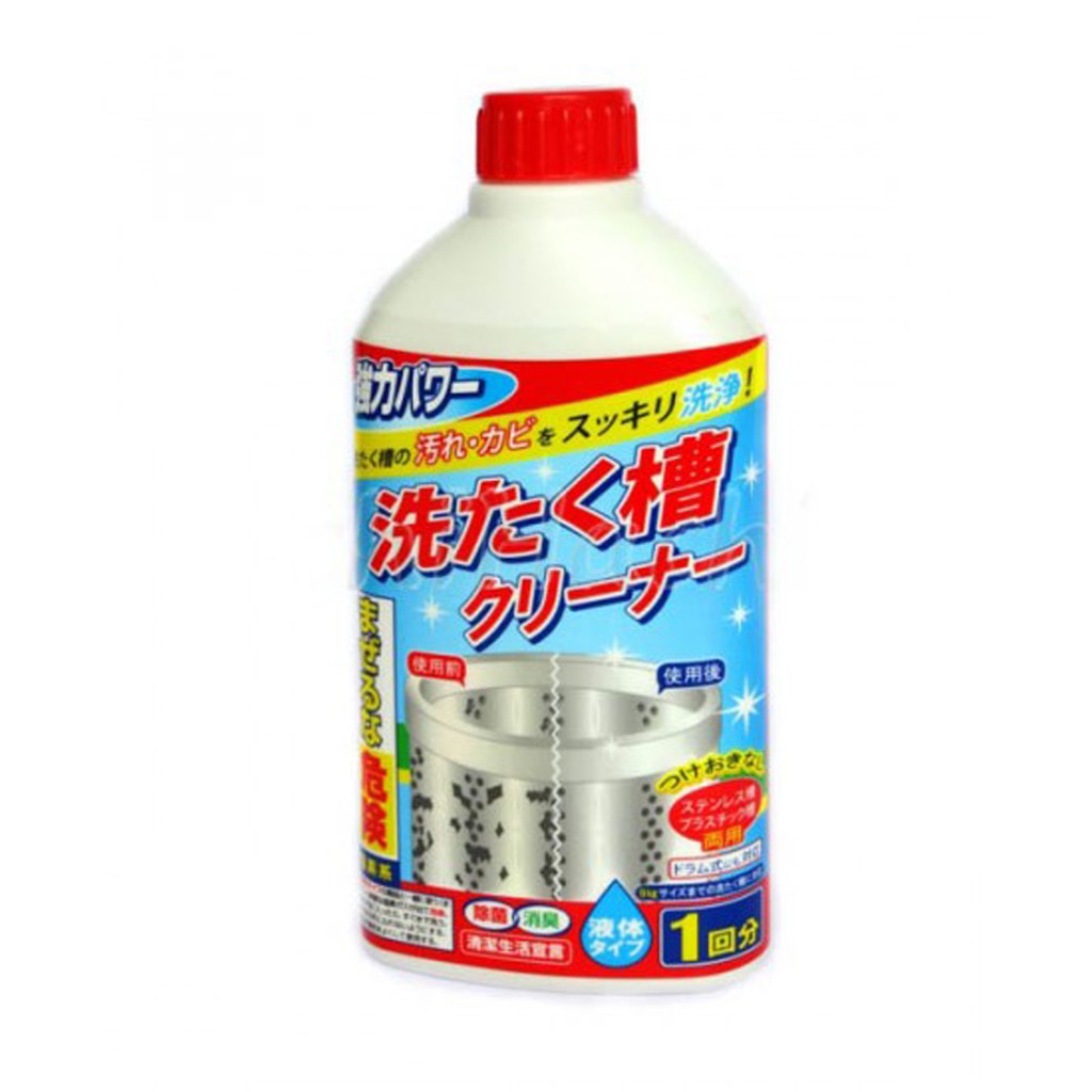 Chai nước tẩy lồng giặt 400ml Kyowa Hàn Quốc cho máy giặt cửa trên và cửa trước, máy giặt lồng nghiêng