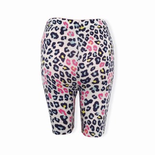 Quần short biker ôm da beo màu forever21
