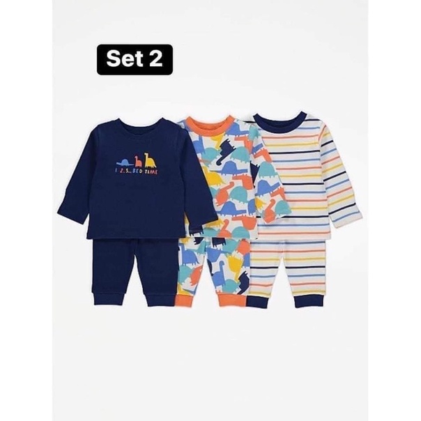 Combo 4 bộ thu đông cho bé trai George UK săn sale