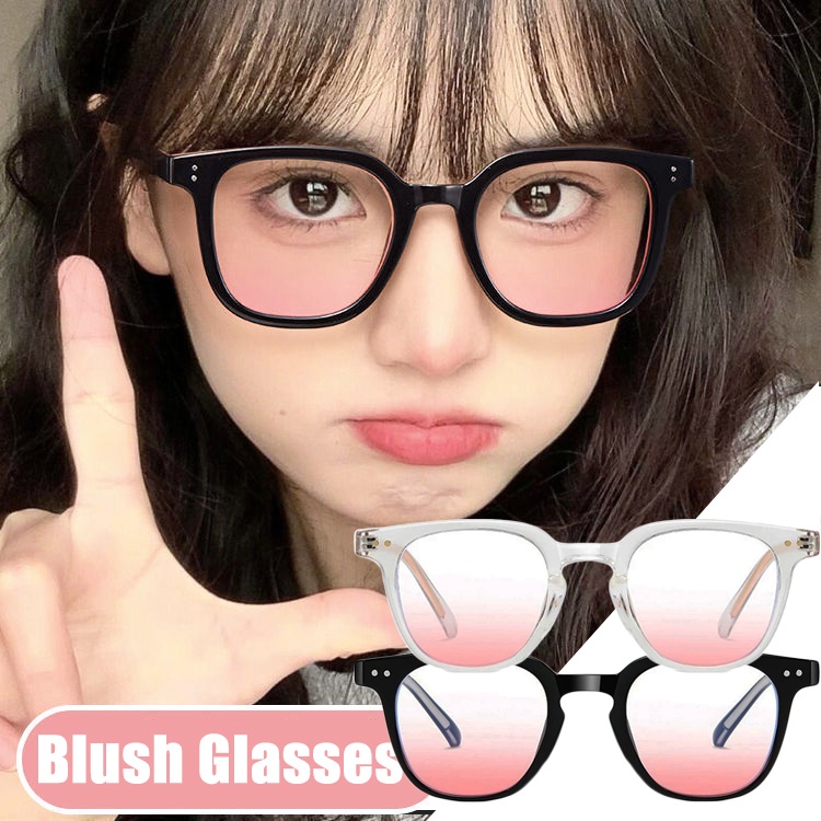 Mắt Kính Gọng Tròn Màu Gradient Dễ Thương Thời Trang Cho Nữ