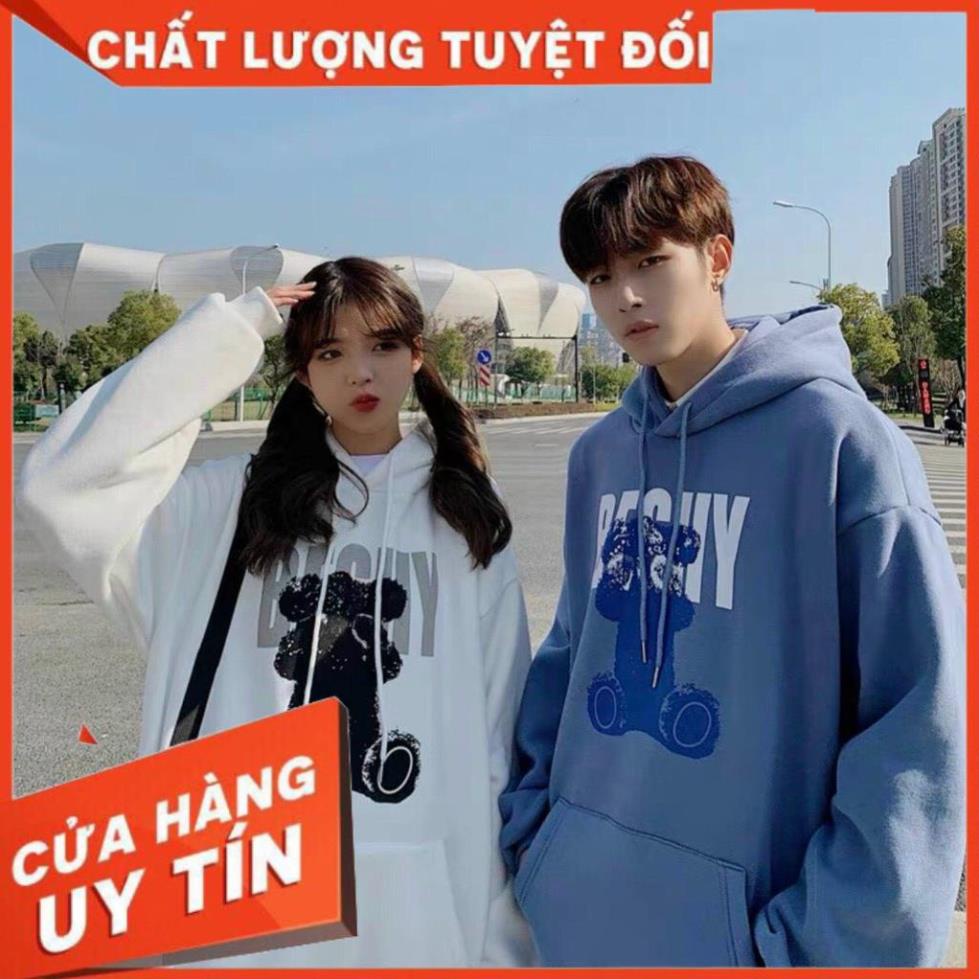 Áo hoodie nam nữ unisex in hình dễ thương, chất vải nỉ dày mịn,  áo hoodie tay dài dáng rộng  K138