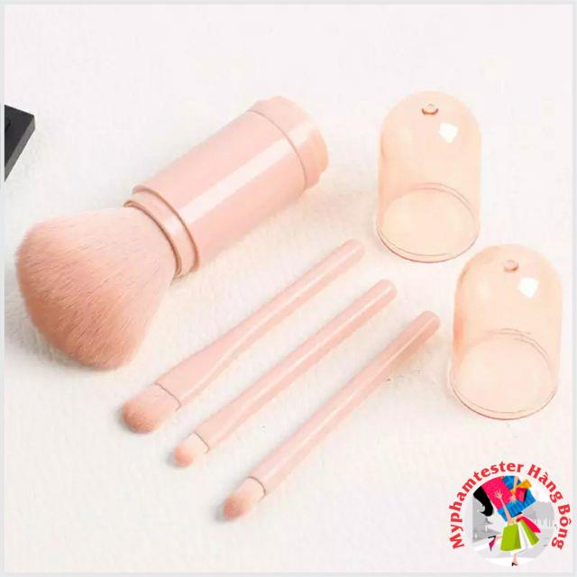 Set cọ trang điểm mini 4in1 cho bạn gái