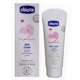 Kem dưỡng ẩm chứa Omega và vitamin E Chicco 100ml(kikovn)