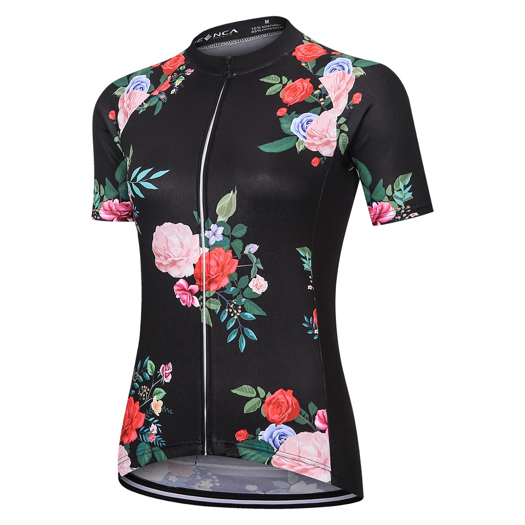 NEENCA [Sản phẩm mới] COD 2021 Nữ đi xe đạp phong cách Trung Quốc Mặc thoải mái, thoáng khí Phụ nữ đi xe đạp Mặc bộ đồ ngắn tay
