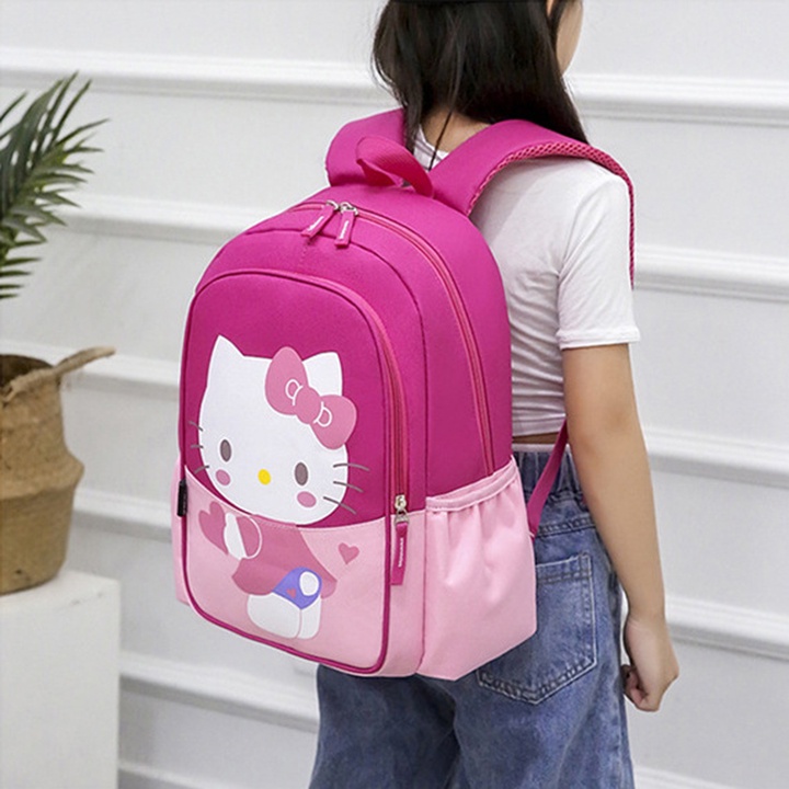 Balo In Hình Khủng Long Cho Bé Đi Học Mầm Non Chống Thấm Nước Vải Siêu Mềm Size 36CM Hàng Cao Cấp