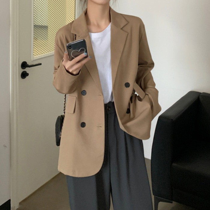 Áo khoác blazer tay dài thời trang sành điệu cao cấp | BigBuy360 - bigbuy360.vn