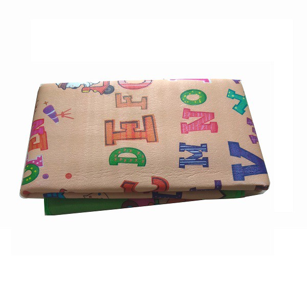 Thảm cotton mút xốp thông minh trải sàn,  2 mặt cho bé. dày 5mm