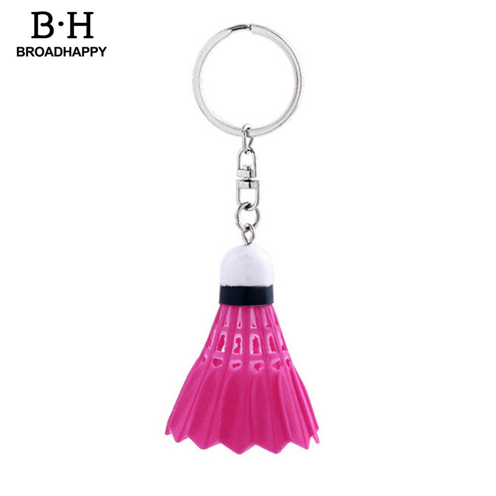 Broadhappy Móc Khóa Hình Quả Cầu Lông mini Có Dây Treo Trang Trí Ba Lô