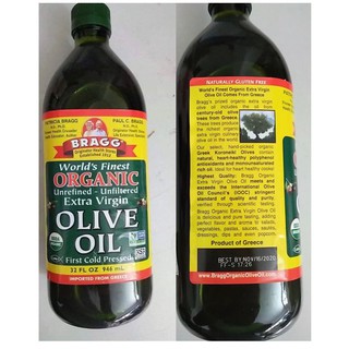 Dầu olive bragg hữu cơ