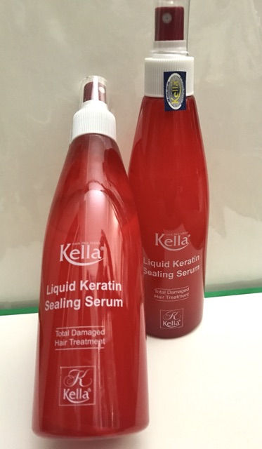 Sữa / Xịt nước dưỡng Keratin sealing serum phục hồi Kella đỏ 250ml  FREESHIP  nuôi dưỡng tóc khỏe.,cải thiện, phục hồi