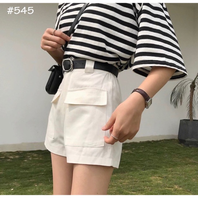 Quần short túi hộp trẻ trung 4 màu xb