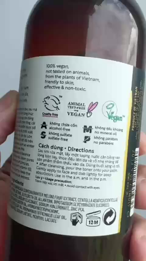 Toner nước bí đao cân bằng da cocoon 310ml thuần chay | BigBuy360 - bigbuy360.vn