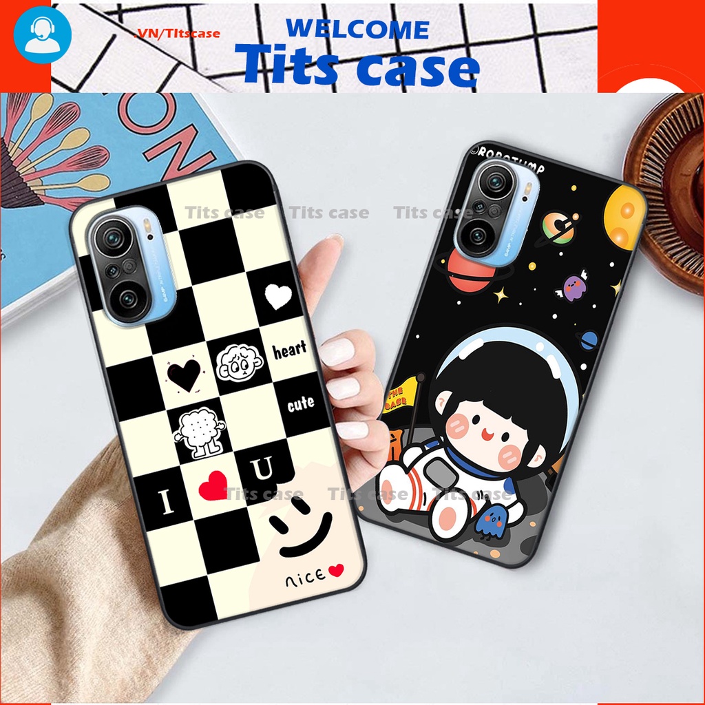 Ốp lưng Xiaomi REDMI K40  / POCO F3 in hình bò sữa, gấu be@r, cute cực  ĐỈNH -  cực CHẤT-  cực COOL