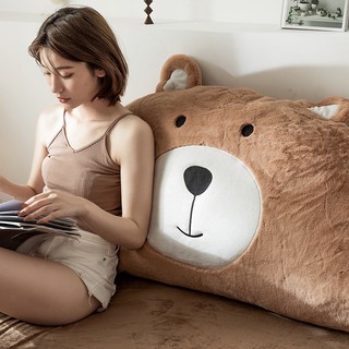 Gối tựa lưng đầu giường hình gấu bông mềm mại dễ thương