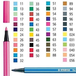 Bút lông Stabilo Pen 68 ngòi 1.0mm (25 màu)