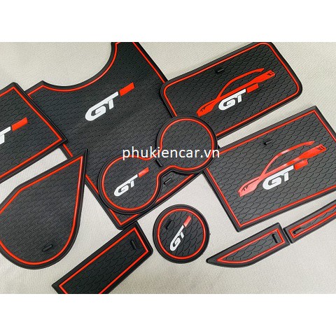 Lót Hõm Peugeot 3008/5008AN (Đỏ Đen GT/21 món)