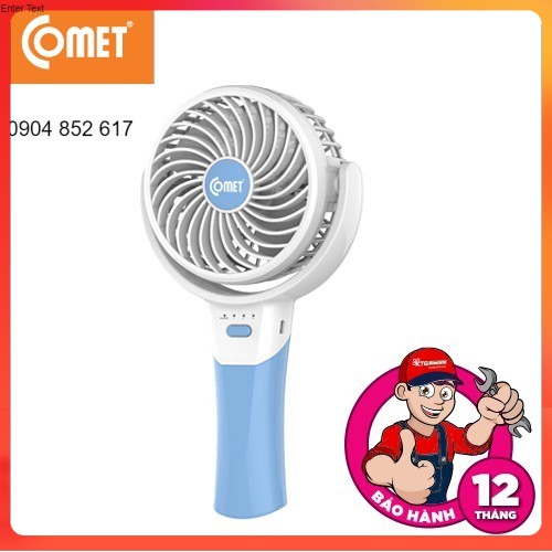 Quạt mini Cầm Tay tích điện sạc pin Comet CRF0904 công suất 3W