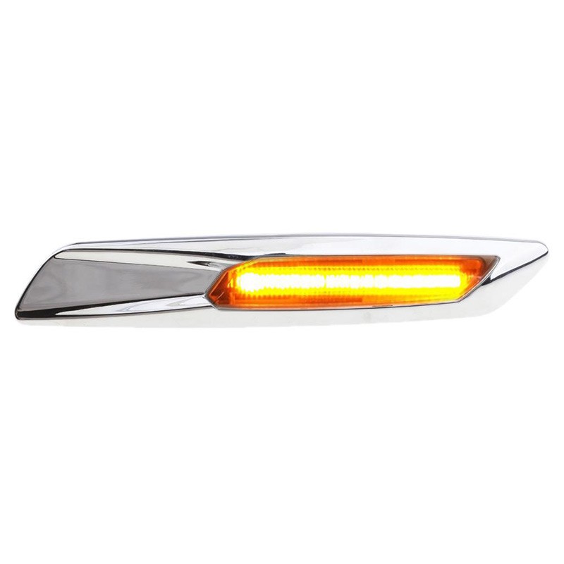 IN STOCK 2pcs Side Turn Signal Continuous Yellow-Light Led Leaf Plate Light