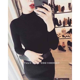Áo len tăm cổ 3 phân
