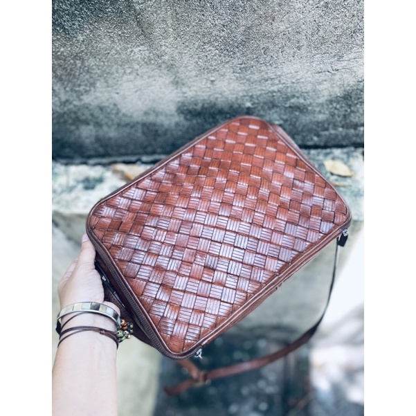 SALE- túi si da mộc đan