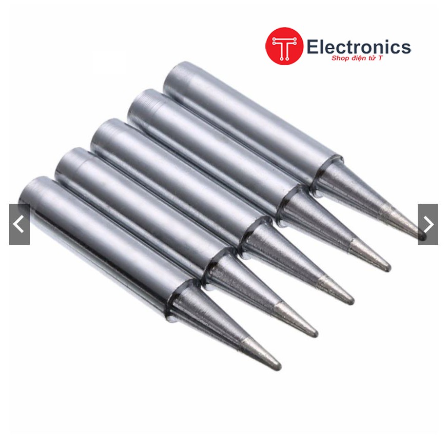 Bộ 5 Mũi Hàn Thiếc Nhọn 900M-T-B Cho Trạm Hàn 936/937/938/969