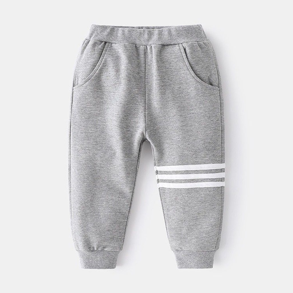 Bộ Nỉ Kẻ 3 Vạch Cho Bé, Đồ Bộ Cho Bé Trai Chất Da Cá Dáng Thể Thao Từ 7-28kg - LILA KIDS