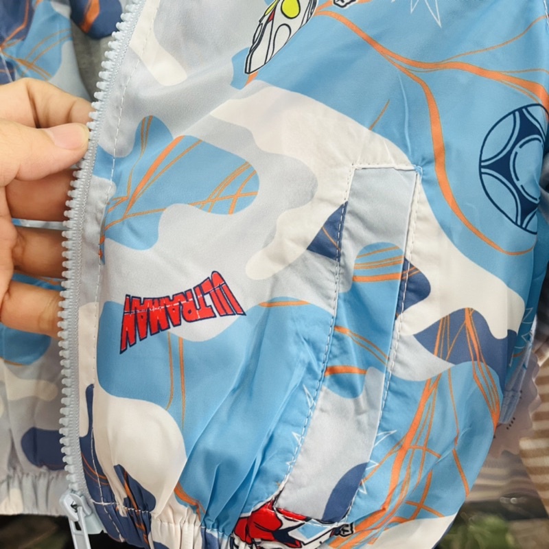 Áo khoác Dù 2 Lớp  Phong Cách Thời Trang Cho Bé 7-18 Kg