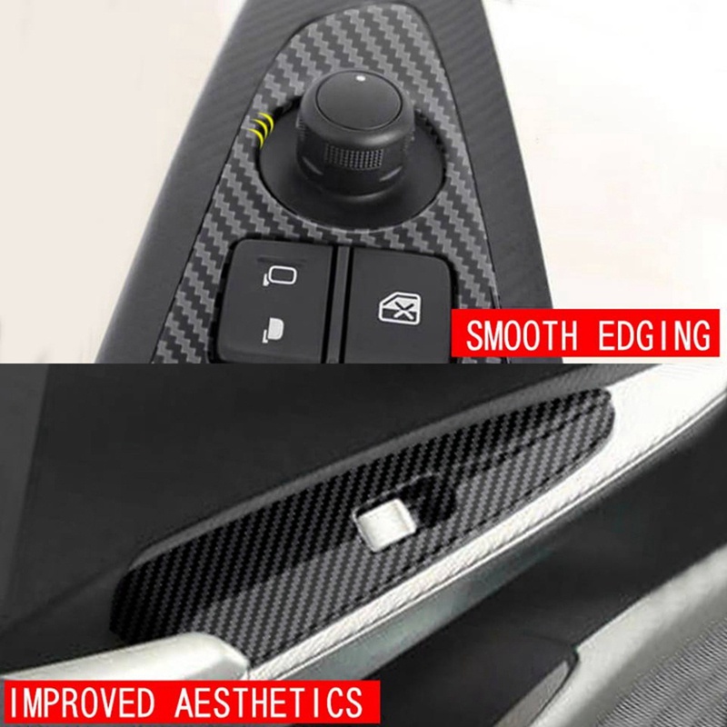 Khung Trang Trí Bảng Công Tắc Nâng Cửa Sổ Kính Xe Hơi Mazda 2 2019-2021 RHD A