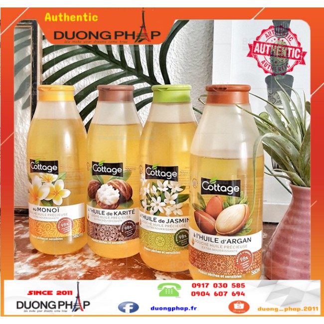 Sữa tắm COTTAGE PHÁP 560ml (inb chọn mùi) | BigBuy360 - bigbuy360.vn