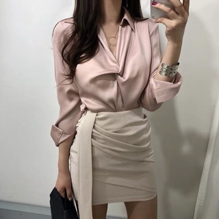 [HÀNG ORDER] Áo sơ mi lụa