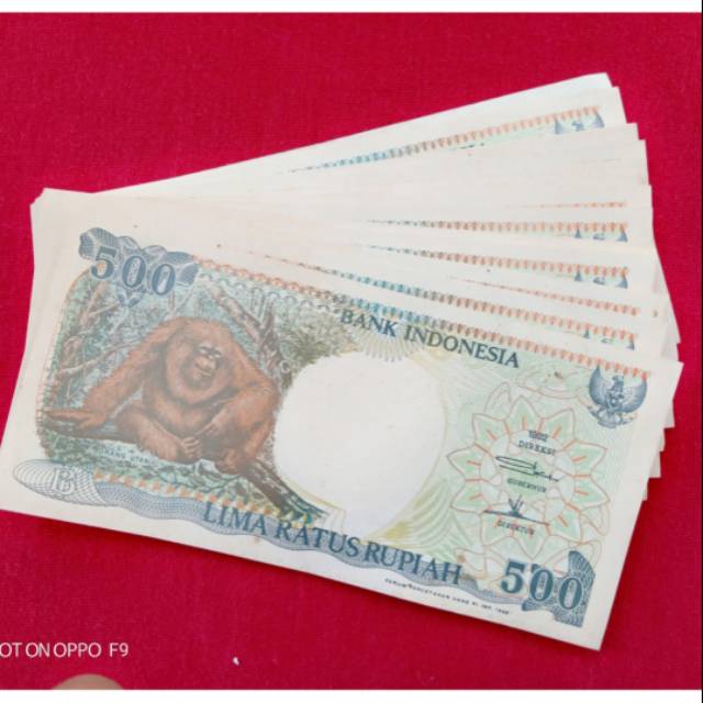 Bộ 500 Tờ Tiền Giấy Rupiah Phiên Bản 1992