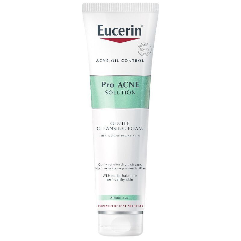 Sữa Rửa Mặt Tạo Bọt Cho Da Mụn Eucerin ProACNE Solution Foaming Cleanser 150g