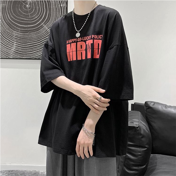 Áo phông nam nữ unisex form rộng MRTD Sanafriend, áo thun tay lỡ oversize mát mềm mịn
