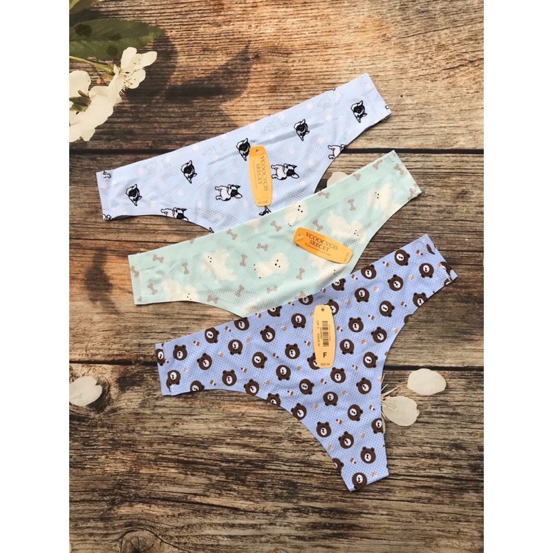 ♥️ Shop Uy Tín ♥️Q014. Quần lót lọt khe su họa tiết. Quần lót su lọt khe sexy
