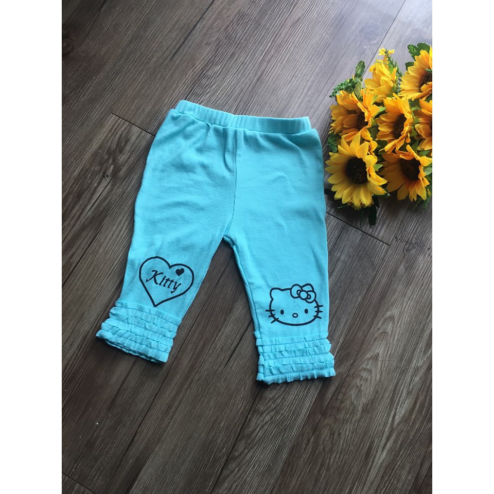 quần legging lửng bé gái