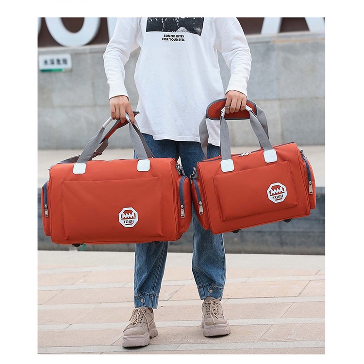 Túi xách du lịch dáng trống  chất liệu cao cấp  độ bền cao thời trang  TX 9144