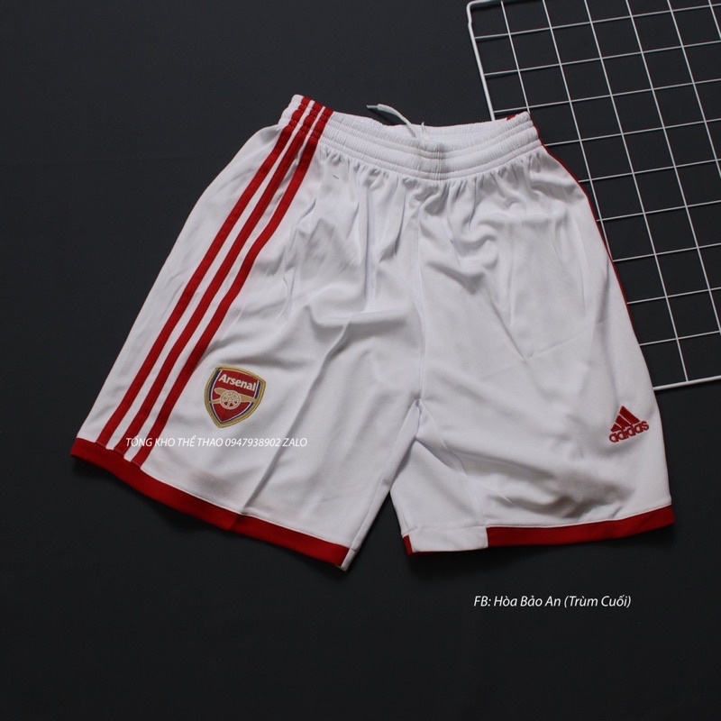 Bộ quần áo đá banh CLB Arsenal 2023 có cổ màu đỏ hàng cao cấp