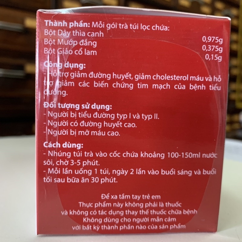 Trà Diabetna - giảm đường huyết và các biến chứng tim mạch