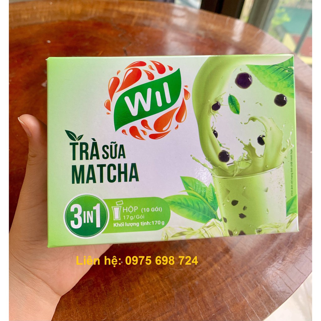 Trà sữa Matcha Wil - Hộp 170g (17g*10 gói)